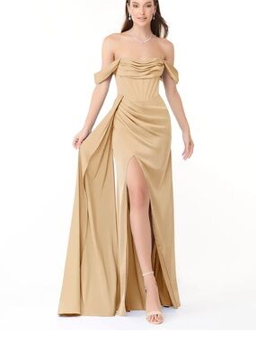 Azazie Amyra Off the Shoulder Mermaid Dress